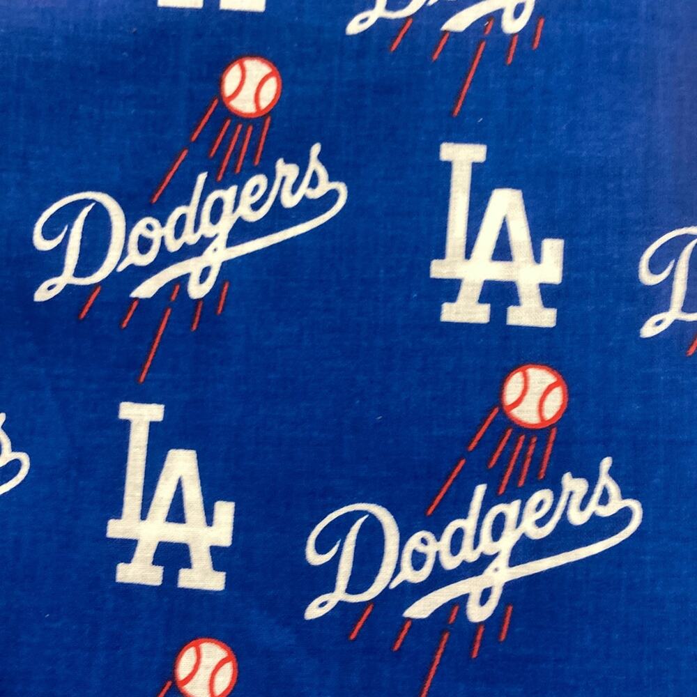 MLB Los Angeles DODGERS Fabric 60”wide per 1/2 yard